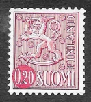 Stamps : Europe : Finland :  402 - León