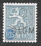 Stamps Finland -  405 - León