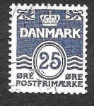 Stamps Denmark -  64 - Cifra