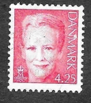 Stamps : Europe : Denmark :  1118 - Reina Margarita II de Dinamarca
