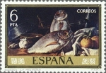 Stamps Spain -  ESPAÑA 1976 2364 Sello Nuevo Pintor Luis Eugenio Menendez Bodegones