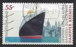 Stamps : Europe : Germany :  Blue Ribbon ganada por el vapor Bremen