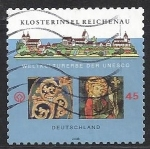 Stamps Germany -  Monasterio isla Reichenau - Patrimonio Mundial por la UNESCO