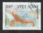 Stamps Vietnam -  1197 - Crustáceo