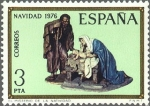 Sellos de Europa - Espa�a -  ESPAÑA 1976 2368 Sello Nuevo Congreso Internacional de Belenistas El Misterio de Castells Natividad