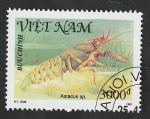 Stamps Vietnam -  1203 - Crustáceo