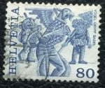 Stamps : Europe : Switzerland :  Mascaras Basilea