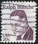 Stamps United States -  Ralph Bunche