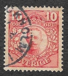 Stamps Sweden -  80 - Gustavo V de Suecia