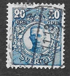 Stamps Sweden -  83 - Gustavo V de Suecia