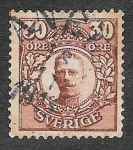 Stamps Sweden -  86 - Gustavo V de Suecia