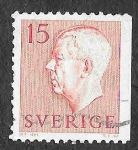 Sellos de Europa - Suecia -  419 - Gustavo VI Adolfo de Suecia