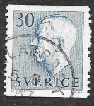 Stamps : Europe : Sweden :  422 - Gustavo VI Adolfo de Suecia