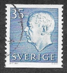 Stamps : Europe : Sweden :  577 - Gustavo VI Adolfo de Suecia