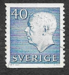 Stamps : Europe : Sweden :  649 - Gustavo VI Adolfo de Suecia