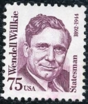 Stamps : America : United_States :  Wendell Willkie