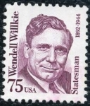 Sellos del Mundo : America : Estados_Unidos : Wendell Willkie