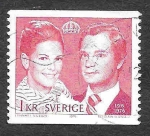 Stamps : Europe : Sweden :  1163 - Boda del Rey Carlos XVI Gustavo y Silvia Sommerlath