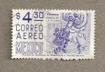 Stamps : America : Mexico :  Oaxaca Danza de la Pluma