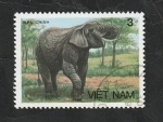 Stamps Vietnam -  776 - Elefante de Asia