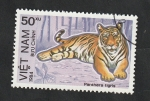 Sellos de Asia - Vietnam -  484 C - Animal salvaje, panthera tigris