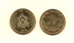 monedas del Mundo : America : Honduras :  DIEZ  CENTAVOS  DE  LEMPIRA