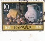 Stamps Spain -  PINTURA- Bodegones - (Luis Menéndez)  (41)