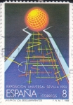 Sellos de Europa - Espa�a -  EXPOSICIÓN UNIVERSAL SEVILLA'92 (41)