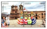 Stamps Mexico -  PLAZA  DE  NUESTRA  SEÑORA  DE  LA  SOLEDAD.  CUADRO  DE  DANZAS.