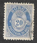 Stamps Norway -  XX - Corneta Postal