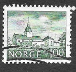 Stamps : Europe : Norway :  715 - Mansión Austrat