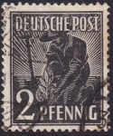 Stamps : Europe : Germany :  plantador arbol
