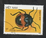 Sellos de Asia - Vietnam -  751 - Insecto