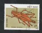 Sellos de Asia - Vietnam -  752 - Insecto
