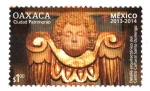 Stamps Mexico -  DETALLE  ARQUITECTÓNICO  DEL  CENTRO  CULTURAL  SANTO  DOMINGO
