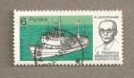 Stamps Poland -  Barco Zenit y profesor A. Ledochowski