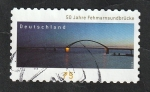 Sellos de Europa - Alemania -  2823 - 50 Anivº del Puente Fehmarn Belt