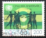 Stamps Portugal -  30th  ANIVERSARIO  DE  LA  O.N.U.  PERSONAS  Y  RETOÑO.