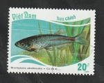 Stamps Vietnam -  819 - Pez tropical