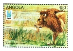 Stamps : Africa : Angola :  PANTERA  LEO