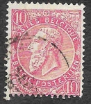 Stamps Belgium -  66 - Leopoldo II de Bélgica