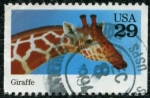 Sellos del Mundo : America : Estados_Unidos : Girafa