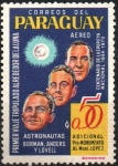 Stamps Paraguay -  ASTRONAUTAS  BORMAN,  ANDERS  Y  LOVELL.