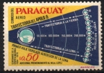Sellos de America - Paraguay -  TRAYECTORIA  DEL  APOLO  8