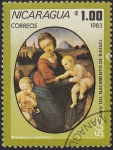 Stamps Nicaragua -  Madonna Esterhazy
