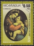 Stamps : America : Nicaragua :  Madonna de la silla