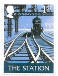Stamps United Kingdom -  ferrocarril