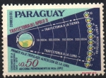 Stamps Paraguay -  TRAYECTORIA  DEL  APOLO  8