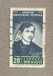 Stamps : America : Mexico :  Amistad Mexicano-Filipina