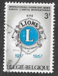 Stamps Belgium -  679 - L Aniversario Internacional del Club de los Leones